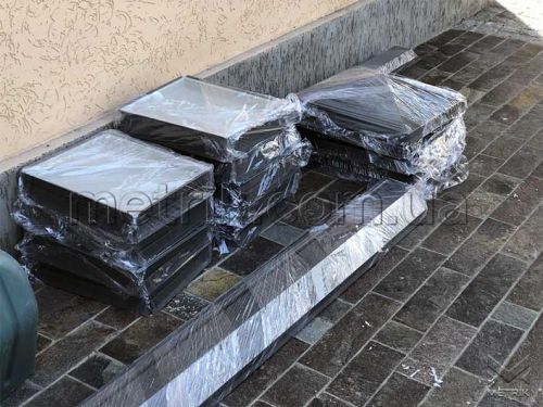 Колпаки для забора из металла 7024