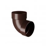 Отвод трубы двухмуфтовый 87° Ø75 Rainway